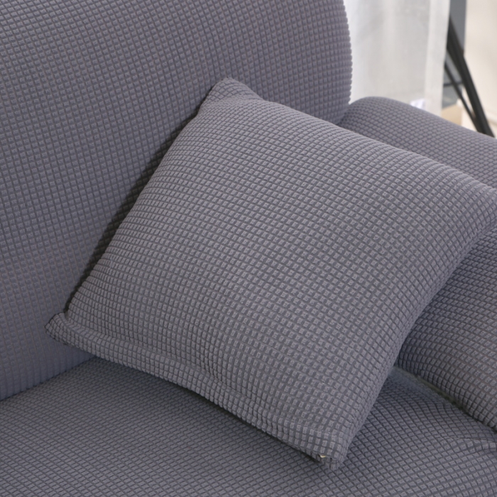 91家纺网 家纺一手货源 找家纺 兴妮雅 2020新款玉米绒沙发套 浅灰