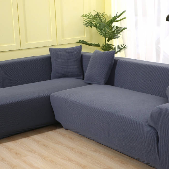 91家纺网 家纺一手货源 找家纺 兴妮雅 2020新款玉米绒沙发套 深灰