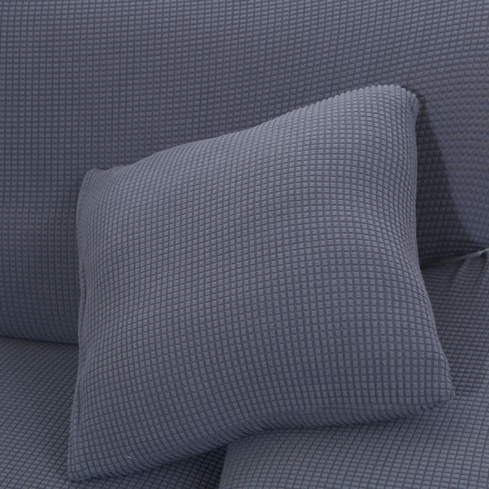 91家纺网 家纺一手货源 找家纺 兴妮雅 2020新款玉米绒沙发套 深灰