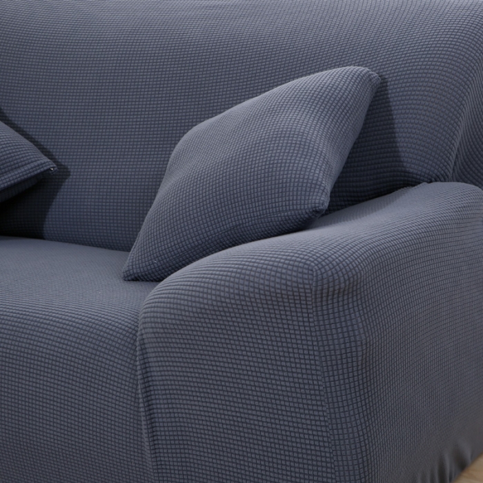 91家纺网 家纺一手货源 找家纺 兴妮雅 2020新款玉米绒沙发套 深灰