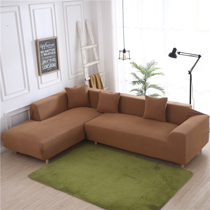 91家纺网 家纺一手货源 找家纺 兴妮雅 2020新款玉米绒沙发套 驼色