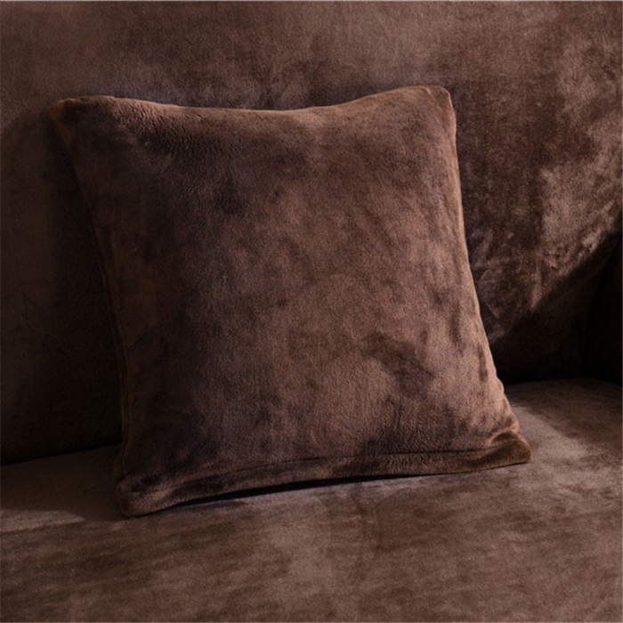 91家纺网 家纺一手货源 找家纺 兴妮雅  2020新款毛绒款沙发套 咖啡