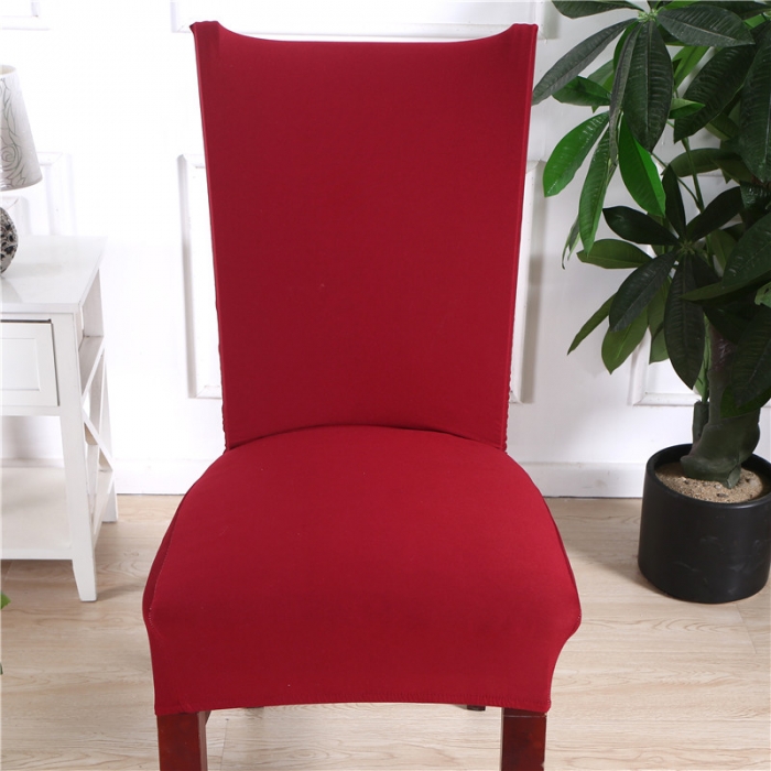 91家纺网 家纺一手货源 找家纺 兴妮雅家纺 2018新款椅子套 酒红