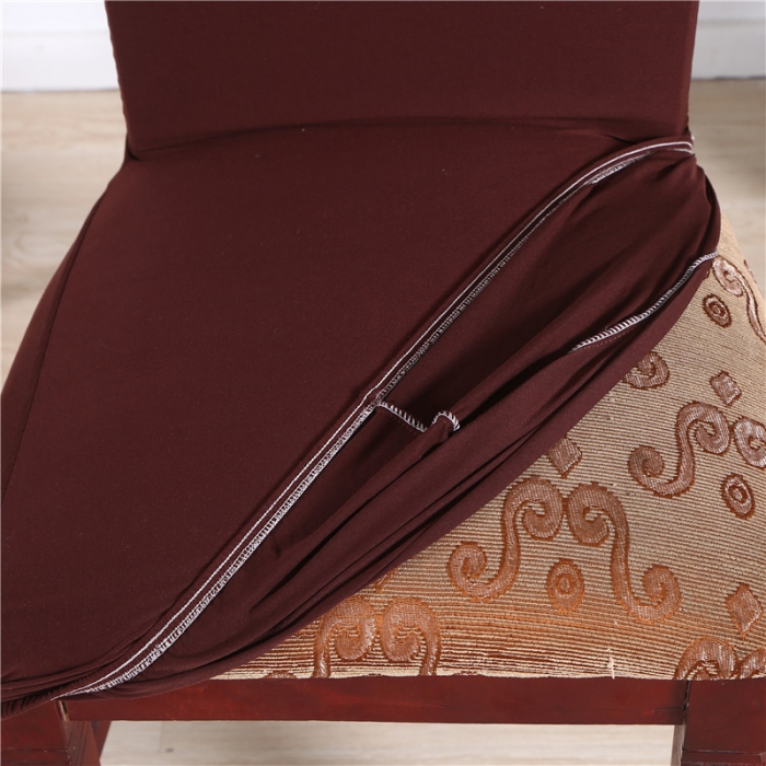 91家纺网 家纺一手货源 找家纺 兴妮雅家纺 2018新款椅子套 咖啡