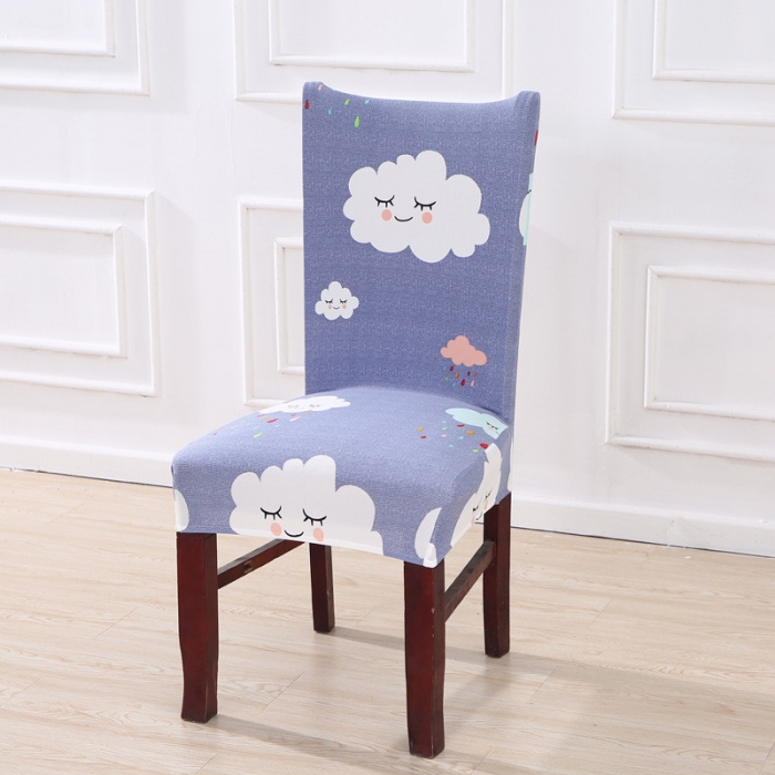 91家纺网 家纺一手货源 找家纺 兴妮雅家纺 2018新款椅子套 云朵