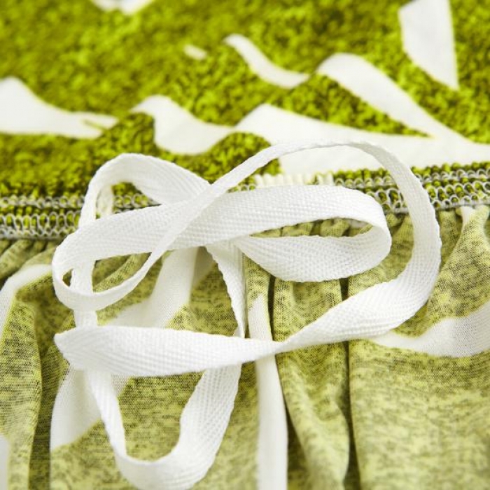 91家纺网 家纺一手货源 找家纺 兴妮雅家纺 2020新款小清新风格沙发套 印象派草绿