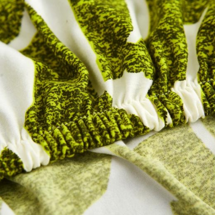 91家纺网 家纺一手货源 找家纺 兴妮雅家纺 2020新款小清新风格沙发套 印象派草绿