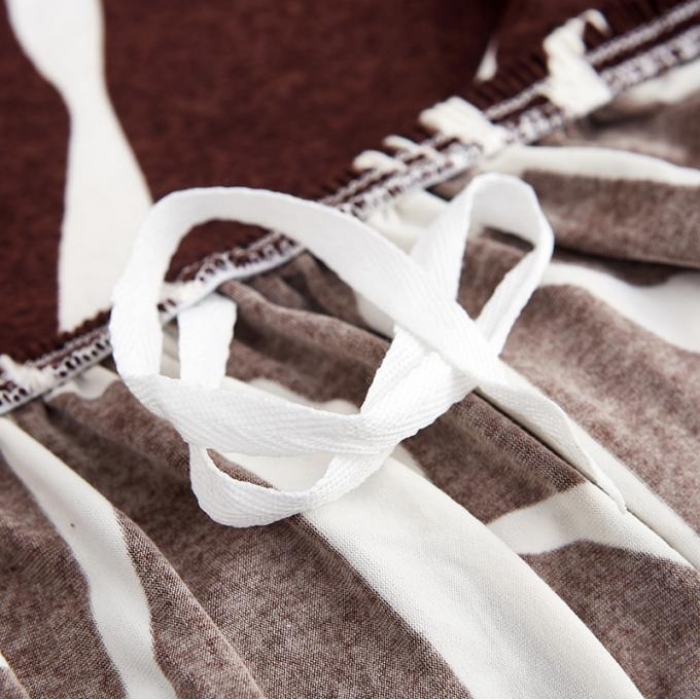 91家纺网 家纺一手货源 找家纺 兴妮雅家纺 2020新款小清新风格沙发套 印象派咖啡