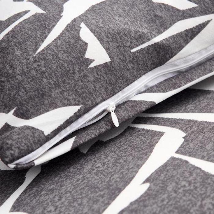 91家纺网 家纺一手货源 找家纺 兴妮雅家纺 2020新款小清新风格沙发套 印象派浅灰