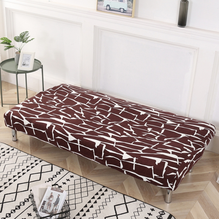 91家纺网 家纺一手货源 找家纺 兴妮雅家纺 2020新款弹力布沙发床 3印象派-咖啡