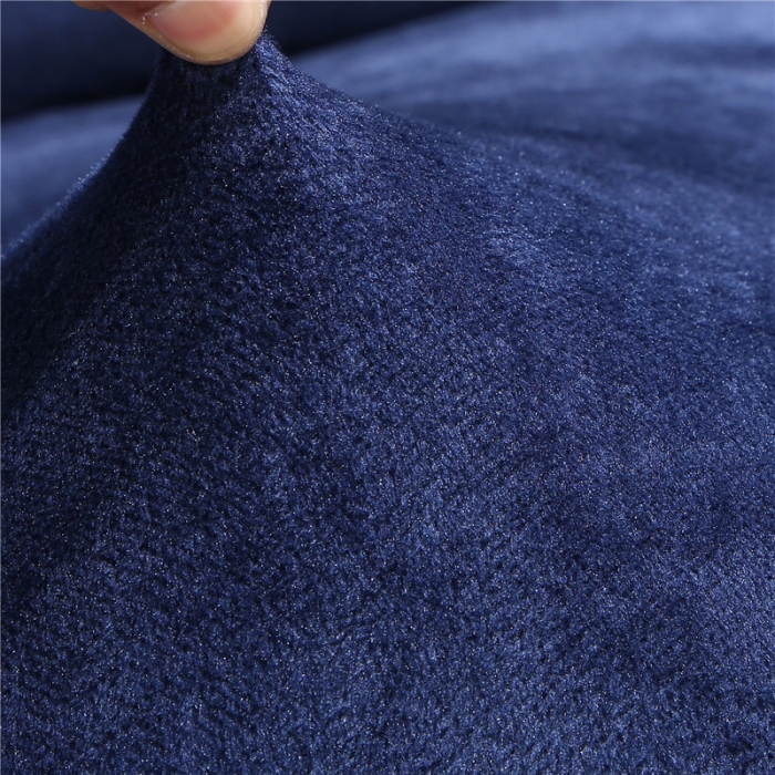 91家纺网 家纺一手货源 找家纺 兴妮雅家纺 2020新款毛绒款沙发床 藏蓝