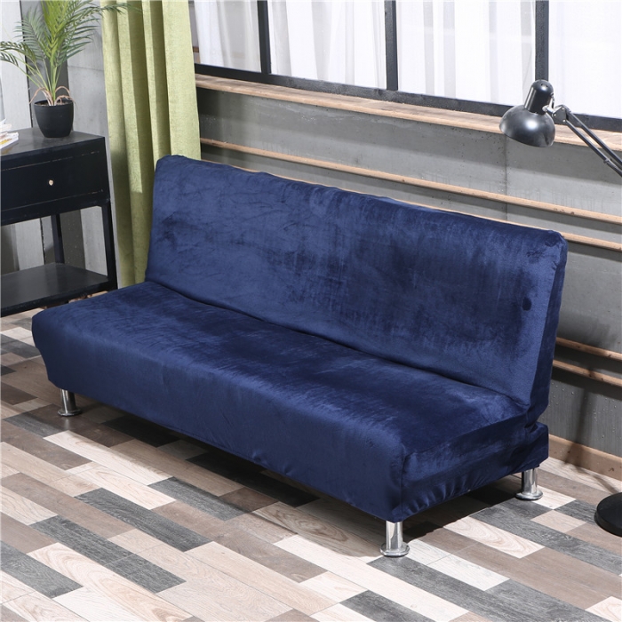 91家纺网 家纺一手货源 找家纺 兴妮雅家纺 2020新款毛绒款沙发床 藏蓝