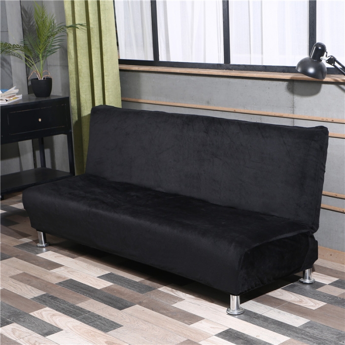 91家纺网 家纺一手货源 找家纺 兴妮雅家纺 2020新款毛绒款沙发床 黑色