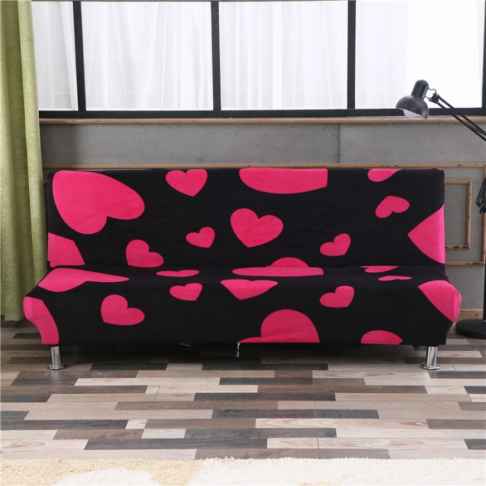 91家纺网 家纺一手货源 找家纺 兴妮雅家纺 2020新款毛绒款沙发床 红心