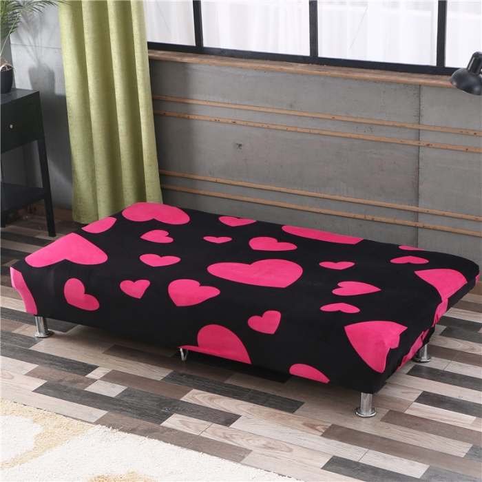 91家纺网 家纺一手货源 找家纺 兴妮雅家纺 2020新款毛绒款沙发床 红心