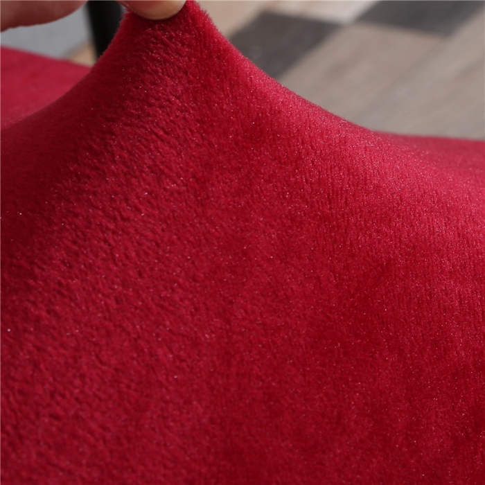 91家纺网 家纺一手货源 找家纺 兴妮雅家纺 2020新款毛绒款沙发床 酒红