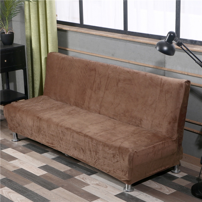91家纺网 家纺一手货源 找家纺 兴妮雅家纺 2020新款毛绒款沙发床 驼色