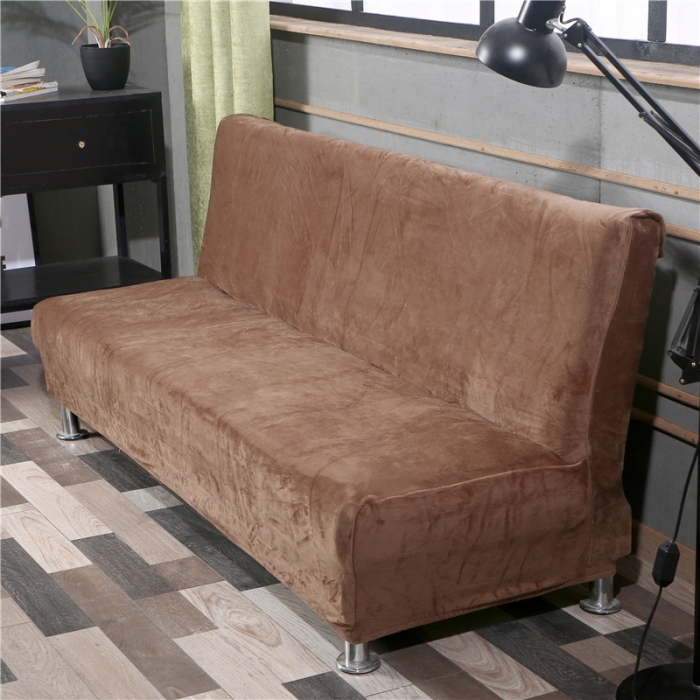91家纺网 家纺一手货源 找家纺 兴妮雅家纺 2020新款毛绒款沙发床 驼色