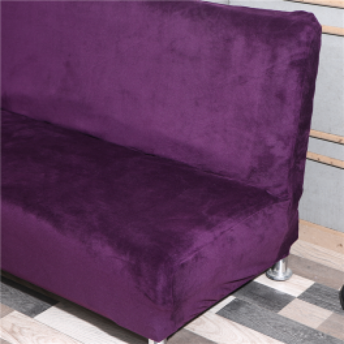 91家纺网 家纺一手货源 找家纺 兴妮雅家纺 2020新款毛绒款沙发床 紫色