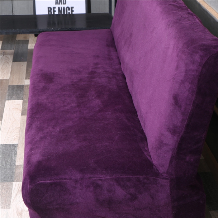 91家纺网 家纺一手货源 找家纺 兴妮雅家纺 2020新款毛绒款沙发床 紫色