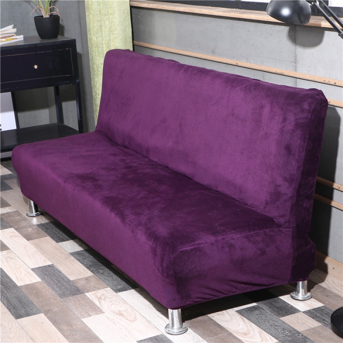 91家纺网 家纺一手货源 找家纺 兴妮雅家纺 2020新款毛绒款沙发床 紫色