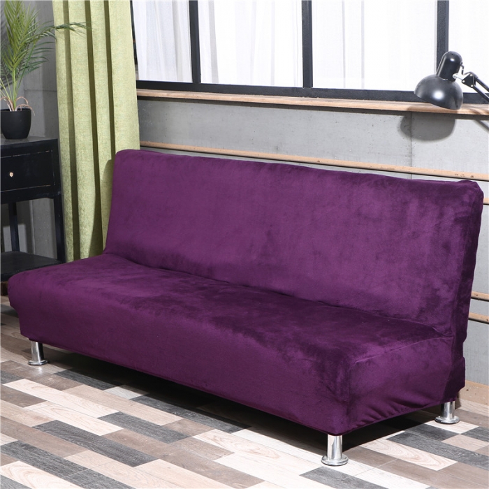 91家纺网 家纺一手货源 找家纺 兴妮雅家纺 2020新款毛绒款沙发床 紫色