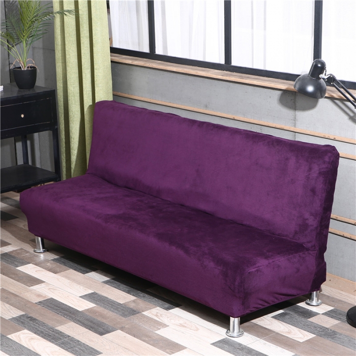 91家纺网 家纺一手货源 找家纺 兴妮雅家纺 2020新款毛绒款沙发床 紫色