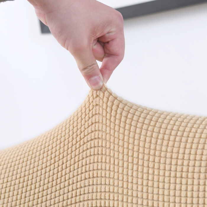 91家纺网 家纺一手货源 找家纺 兴妮雅家纺 2020新款纯色玉米绒沙发床 米色