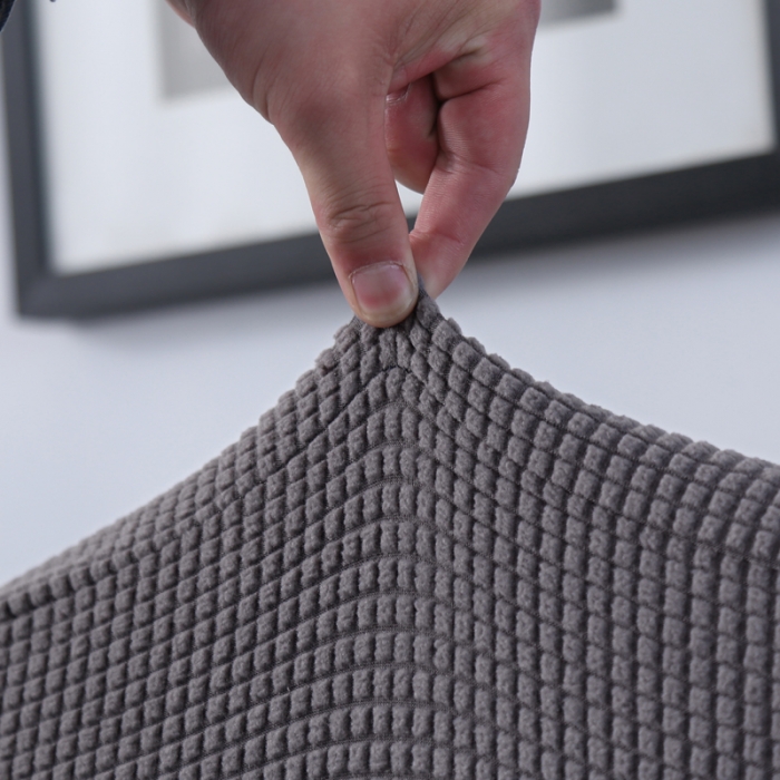 91家纺网 家纺一手货源 找家纺 兴妮雅家纺 2020新款纯色玉米绒沙发床 浅灰