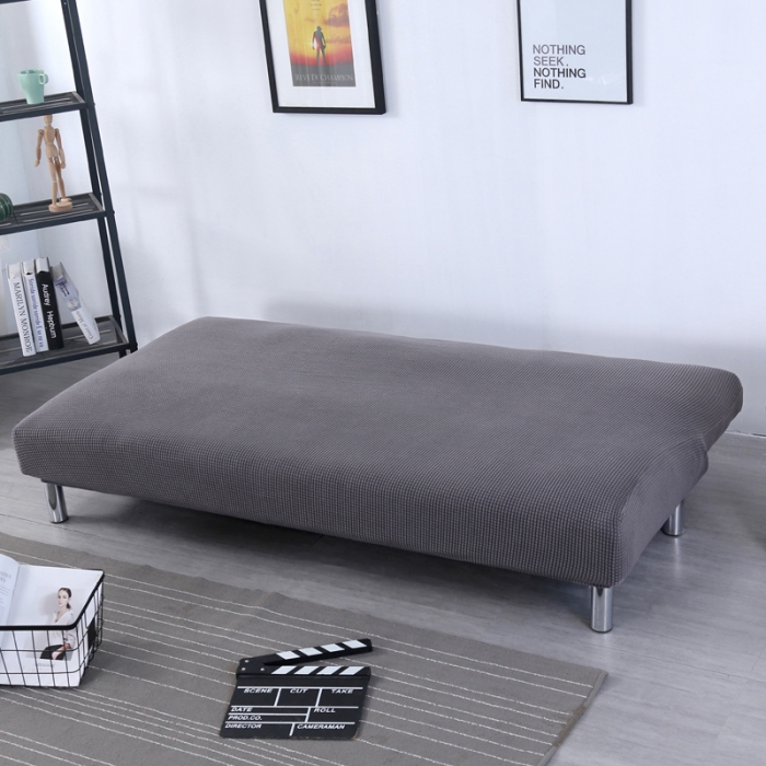 91家纺网 家纺一手货源 找家纺 兴妮雅家纺 2020新款纯色玉米绒沙发床 浅灰