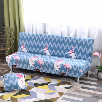 兴妮雅家纺 2020新款四季款沙发床 火烈鸟