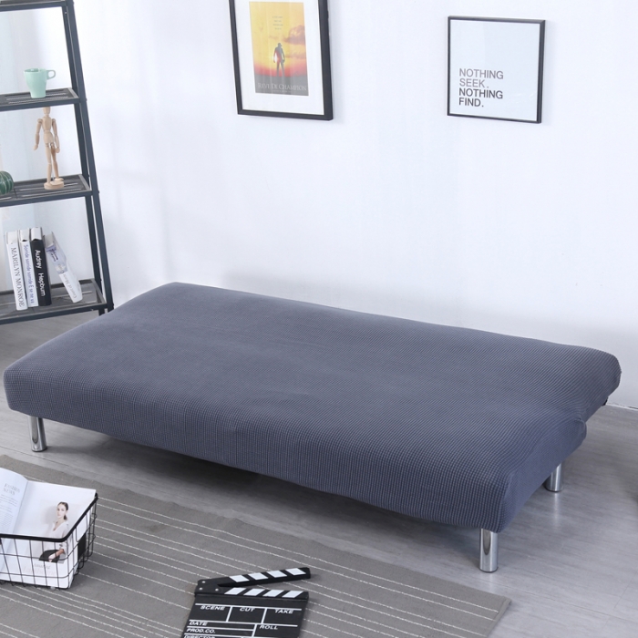 91家纺网 家纺一手货源 找家纺 兴妮雅家纺 2020新款纯色玉米绒沙发床 深灰