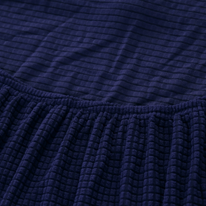 91家纺网 家纺一手货源 找家纺 兴妮雅家纺 2020新款纯色玉米绒沙发床 藏蓝