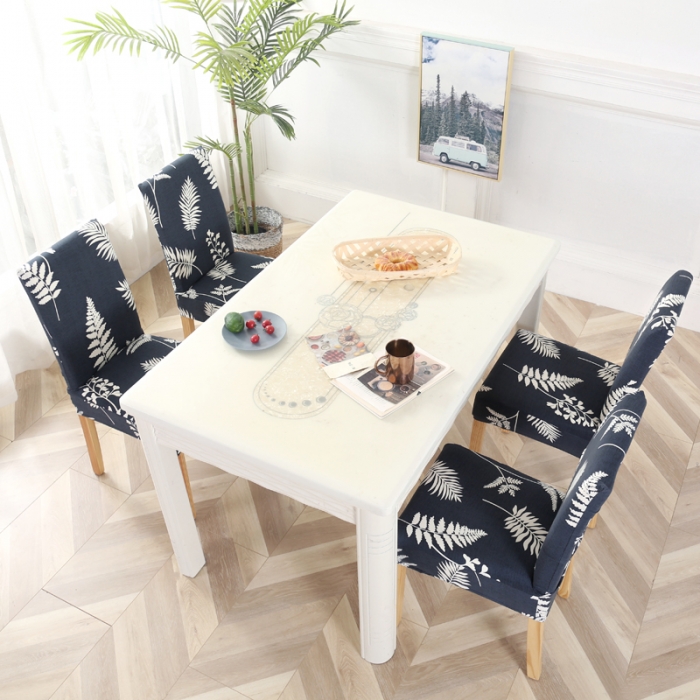 91家纺网 家纺一手货源 找家纺 兴妮雅家纺 2020新款弹力布椅子套一只 5叶影