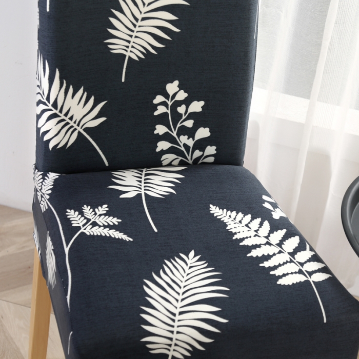 91家纺网 家纺一手货源 找家纺 兴妮雅家纺 2020新款弹力布椅子套一只 5叶影