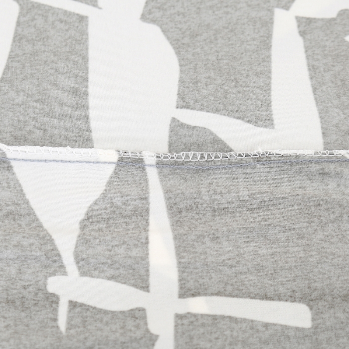 91家纺网 家纺一手货源 找家纺 兴妮雅家纺 2020新款弹力布椅子套一只 6印象派-浅灰