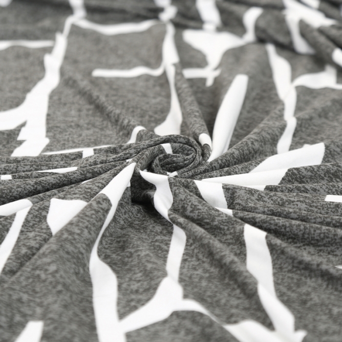 91家纺网 家纺一手货源 找家纺 兴妮雅家纺 2020新款弹力布椅子套一只 6印象派-浅灰