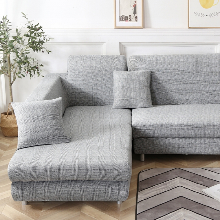 91家纺网 家纺一手货源 找家纺 兴妮雅家纺 2020新款贵妃风格沙发套 风尚（灰）