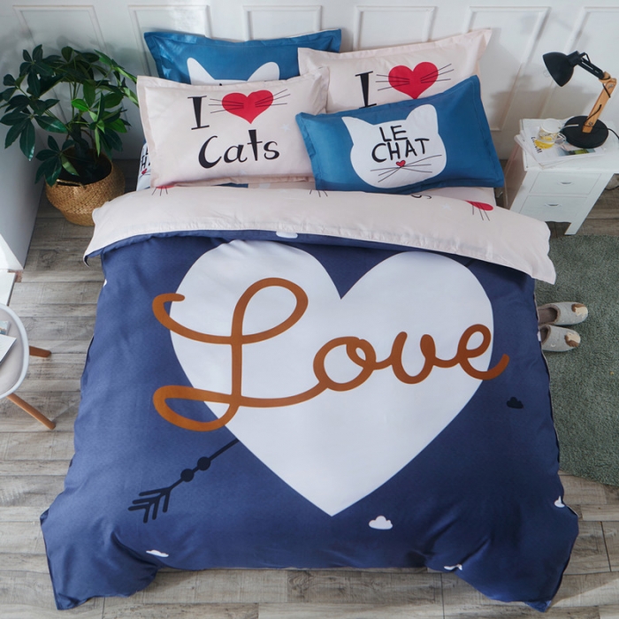 91家纺网 家纺一手货源 找家纺 诗洋洋家纺 大版加厚磨毛四件套床单款 畅想