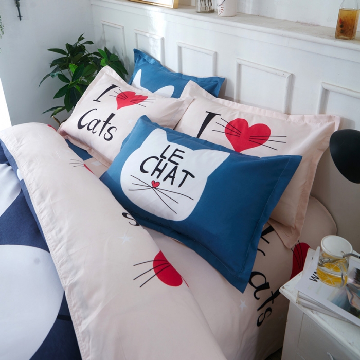 91家纺网 家纺一手货源 找家纺 诗洋洋家纺 大版加厚磨毛四件套床单款 畅想