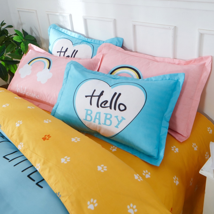 91家纺网 家纺一手货源 找家纺 诗洋洋家纺 大版加厚磨毛四件套床单款 狐狸先生