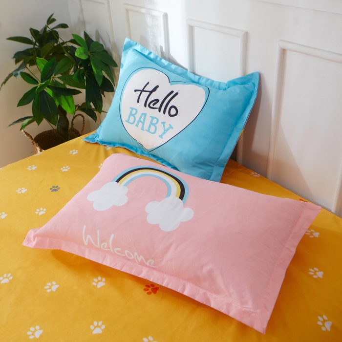 91家纺网 家纺一手货源 找家纺 诗洋洋家纺 大版加厚磨毛四件套床单款 狐狸先生