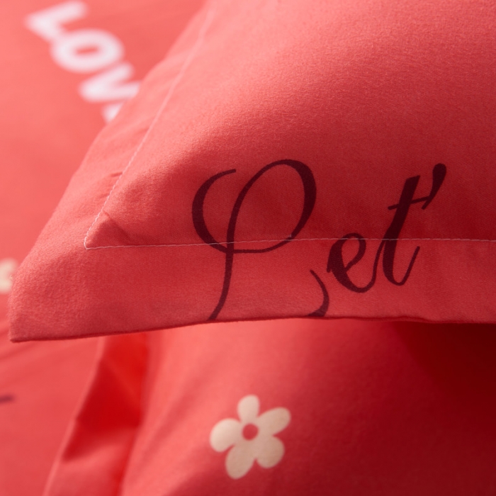 91家纺网 家纺一手货源 找家纺 诗洋洋家纺 大版加厚磨毛四件套床单款 两小无猜