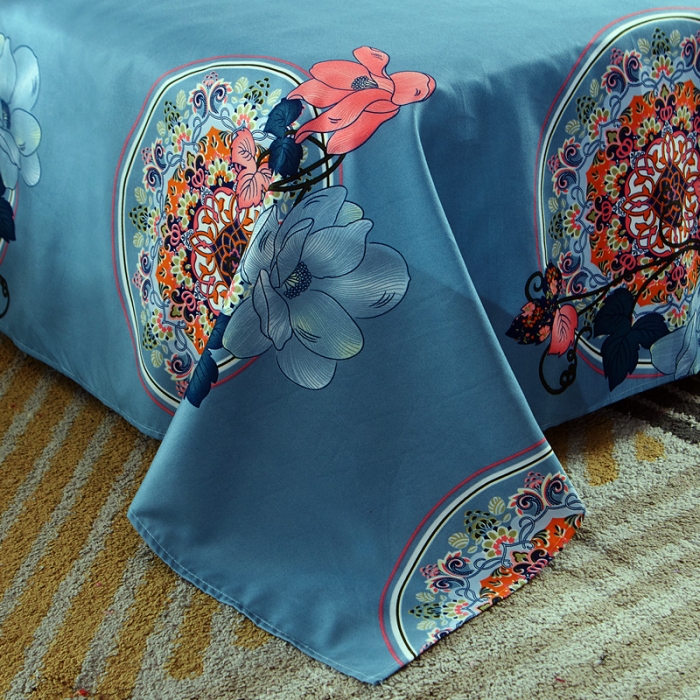 91家纺网 家纺一手货源 找家纺 诗洋洋家纺 大版加厚磨毛四件套床单款 梦圆