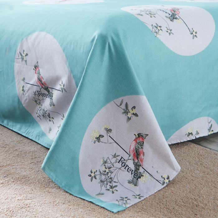 91家纺网 家纺一手货源 找家纺 诗洋洋家纺 大版加厚磨毛四件套床单款 莫言