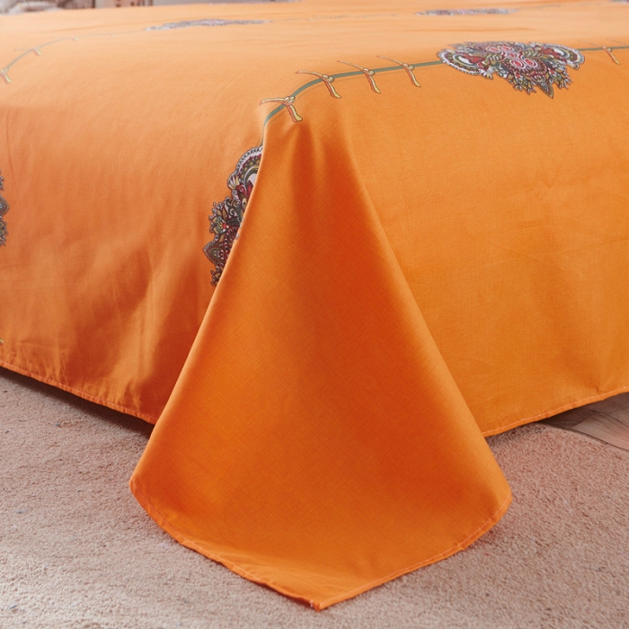 91家纺网 家纺一手货源 找家纺 诗洋洋家纺 大版加厚磨毛四件套床单款 宁静