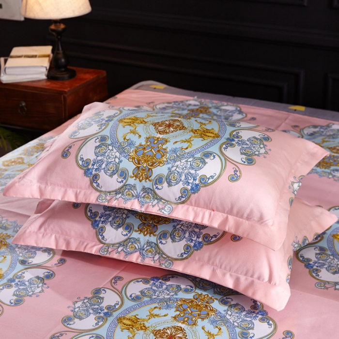 91家纺网 家纺一手货源 找家纺 诗洋洋家纺 大版加厚磨毛四件套床单款 太平盛世