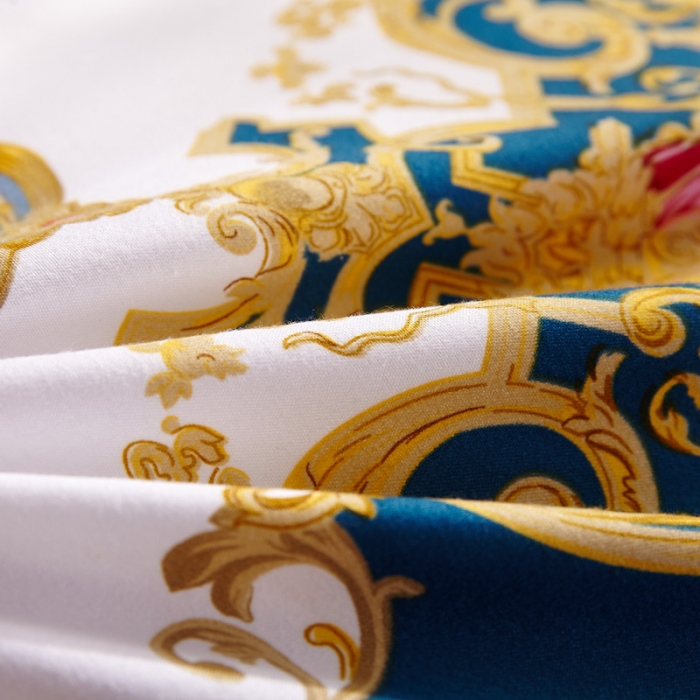 91家纺网 家纺一手货源 找家纺 诗洋洋家纺 大版加厚磨毛四件套床单款 太平盛世