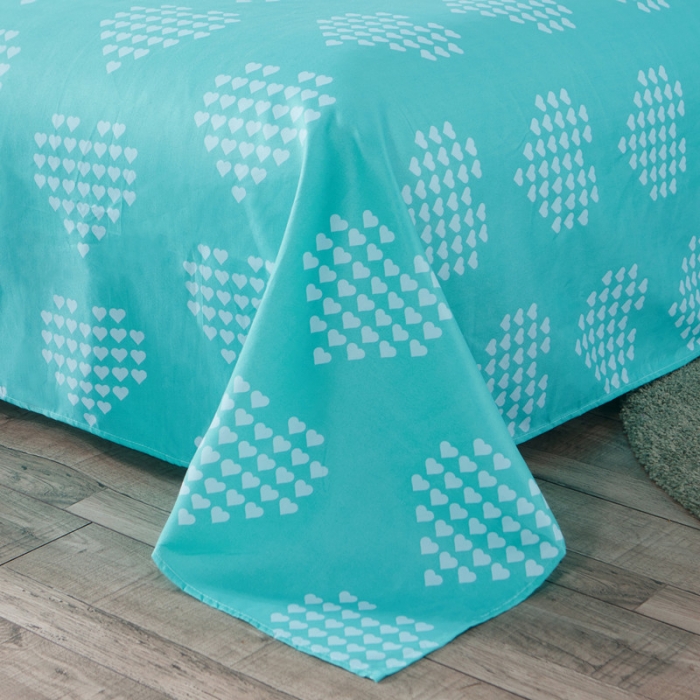 91家纺网 家纺一手货源 找家纺 诗洋洋家纺 大版加厚磨毛四件套床单款 甜蜜