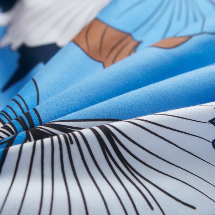 91家纺网 家纺一手货源 找家纺 诗洋洋家纺 大版加厚磨毛四件套床单款 香水百合